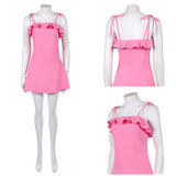 GOAT(2026) Adi et Ari Robe Rose Cosplay Costume