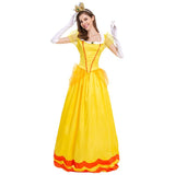 Déguisement Femme Super Mario Bros Daisy Princesse Costume Halloween
