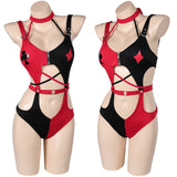 Harley Quinn Maillot de Bain Lingerie Cosplay Costume