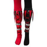 Harley Quinn Play Arts Kai Infirmière Tenue Rouge et Noire Cosplay Costume