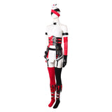 Harley Quinn Play Arts Kai Infirmière Tenue Rouge et Noire Cosplay Costume