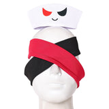 Harley Quinn Play Arts Kai Infirmière Tenue Rouge et Noire Cosplay Costume