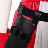 Harley Quinn Play Arts Kai Infirmière Tenue Rouge et Noire Cosplay Costume