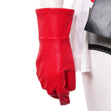 Harley Quinn Play Arts Kai Infirmière Tenue Rouge et Noire Cosplay Costume