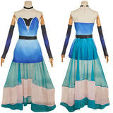 Hazbin Hotel 2 Angel Dust Robe Bleue Cosplay Costume