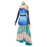 Hazbin Hotel 2 Angel Dust Robe Bleue Cosplay Costume