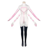 Hazbin Hotel 2 Angel Dust Tenue Blanche Cosplay Costume