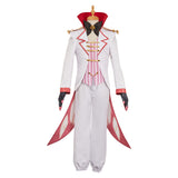 Hazbin Hotel 2 Lucifer Démon Tenue Blanche Cosplay Costume