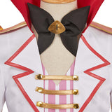 Hazbin Hotel 2 Lucifer Démon Tenue Blanche Cosplay Costume