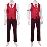 Hazbin Hotel 2(2025) Alastor Tenue de Gilet Rouge Cosplay Costume