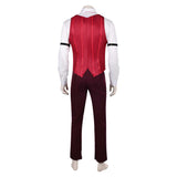 Hazbin Hotel 2(2025) Alastor Tenue de Gilet Rouge Cosplay Costume