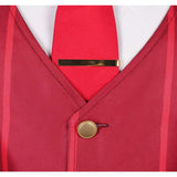 Hazbin Hotel 2(2025) Alastor Tenue de Gilet Rouge Cosplay Costume