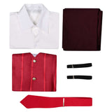 Hazbin Hotel 2(2025) Alastor Tenue de Gilet Rouge Cosplay Costume