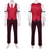 Hazbin Hotel 2(2025) Alastor Tenue de Gilet Rouge Cosplay Costume