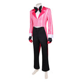 Hazbin Hotel 2(2025) Alastor Tenue Rose et Noire Cosplay Costume