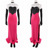 Hazbin Hotel 2(2025) Angel Dust Robe Rose et Noire Cosplay Costume