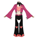 Hazbin Hotel 2(2025) Angel Dust Tenue Rose et Noire Cosplay Costume