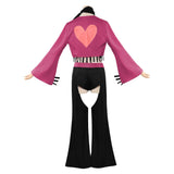 Hazbin Hotel 2(2025) Angel Dust Tenue Rose et Noire Cosplay Costume