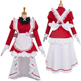 Hazbin Hotel 2(2025) Carmilla Carmine Ensemble Maid Robe Rouge Cosplay Costume