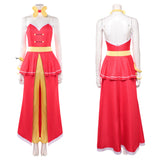 Hazbin Hotel 2‎(2025) Charlie Tenue Rouge Jaune Cosplay Costume