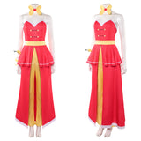 Hazbin Hotel 2‎(2025) Charlie Tenue Rouge Jaune Cosplay Costume