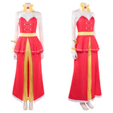 Hazbin Hotel 2‎(2025) Charlie Tenue Rouge Jaune Cosplay Costume