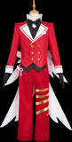 Hazbin Hotel 2(2025) Lucifer Tenue Rouge Butler Cosplay Costume