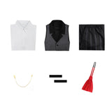 Hazbin Hotel 2(2025) Sir Pentious Tenue de Gliet Grise Cosplay Costume