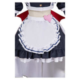 Hazbin Hotel 2(2025) Velvette Ensemble Maid Robe Rouge et Noire Cosplay Costume