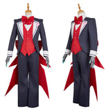 Hazbin Hotel 2(2025) Vox Tenue de Majordome Rouge Cosplay Costume