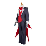 Hazbin Hotel 2(2025) Vox Tenue de Majordome Rouge Cosplay Costume
