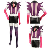 Hazbin Hotel(2024) Angel Dust Tenue Violette Cosplay Costume