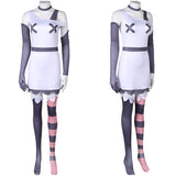 Hazbin Hotel(2024) Vaggie Tenue Blanche Cosplay Costume Ver.2