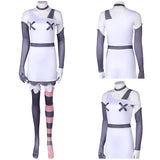 Hazbin Hotel(2024) Vaggie Tenue Blanche Cosplay Costume Ver.2