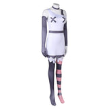 Hazbin Hotel(2024) Vaggie Tenue Blanche Cosplay Costume Ver.2