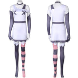 Hazbin Hotel(2024) Vaggie Tenue Blanche Cosplay Costume Ver.2