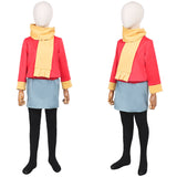 Hilda Tenue Rouge et Bleue Cosplay Costume