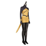 Hollow Knight: Silksong(2025) Shakra Tenue Jaune et Noire Cosplay Costume