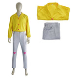 Homme Idole Ensemble Chemise Jaune Cosplay Costume