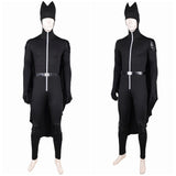 Hommme Les Bad Guys 2(2025) M. Loup Combinaison Noire avec Cape Cosplay Costume