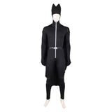 Homme Les Bad Guys 2(2025) M. Loup Combinaison Noire avec Cape Cosplay Costume