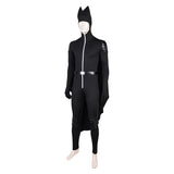 Hommme Les Bad Guys 2(2025) M. Loup Combinaison Noire avec Cape Cosplay Costume