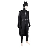 Hommme Les Bad Guys 2(2025) M. Loup Combinaison Noire avec Cape Cosplay Costume