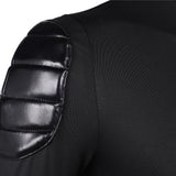 Hommme Les Bad Guys 2(2025) M. Loup Combinaison Noire avec Cape Cosplay Costume