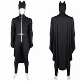 Hommme Les Bad Guys 2(2025) M. Loup Combinaison Noire avec Cape Cosplay Costume