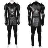 House of The Dragon Daemon Targaryen Combattant Tenue Noire Cosplay Costume