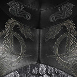 House of The Dragon Daemon Targaryen Combattant Tenue Noire Cosplay Costume