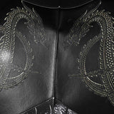 House of The Dragon Daemon Targaryen Combattant Tenue Noire Cosplay Costume