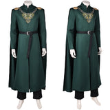 House of The Dragon King Aegon Targaryen Tenue Verte Cosplay Costume