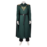 House of The Dragon King Aegon Targaryen Tenue Verte Cosplay Costume